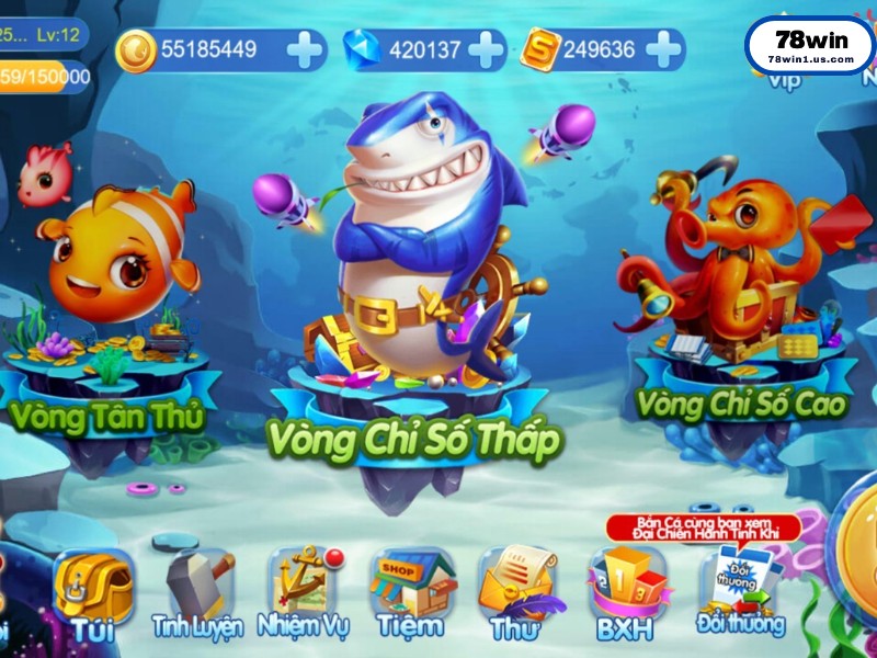 Hướng dẫn chơi bắn cá H5 78Win cho người mới bắt đầu
