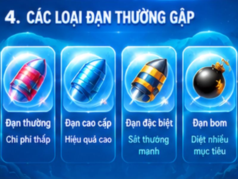 Các loại đạn thường gặp