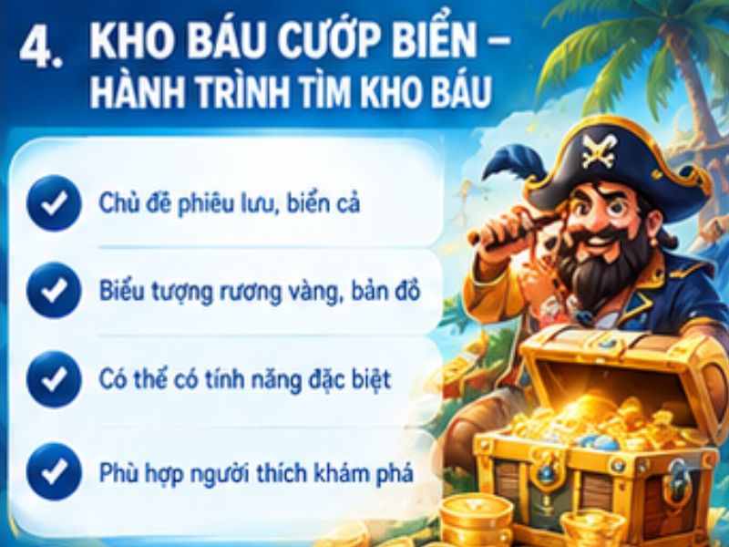 Kho Báu Cướp Biển – Hành trình khám phá phần thưởng bí ẩn